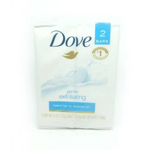 Jabón en barra Dove exfoliante suave - pack 2 barras - FamilyBox.Store enviar a venezuela ship to venezuela supermercado online venezuela online supermarket