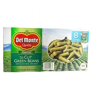 Judias verdes Del Monte cortadas y enlatadas 411grs - Caja 8 Latas - FamilyBox.Store enviar a venezuela ship to venezuela supermercado online venezuela online supermarket