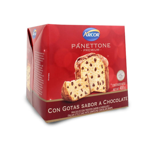 Panettone Arcor con gotas de Chocolate - 500grs - FamilyBox.Store enviar a venezuela ship to venezuela supermercado online venezuela online supermarket