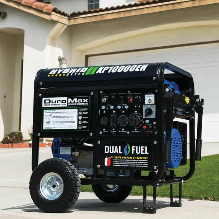 DUROMAX 10000 W Dual Fuel Portable Power Plant — FamilyBox.Store