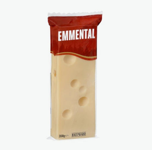 Queso Emmental Hacendado - 350grs - FamilyBox.Store enviar a venezuela ship to venezuela supermercado online venezuela online supermarket