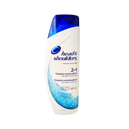 Shampoo Head&Shoulders 2 en 1 Limpieza renovadora - 400 ml - FamilyBox.Store enviar a venezuela ship to venezuela supermercado online venezuela online supermarket