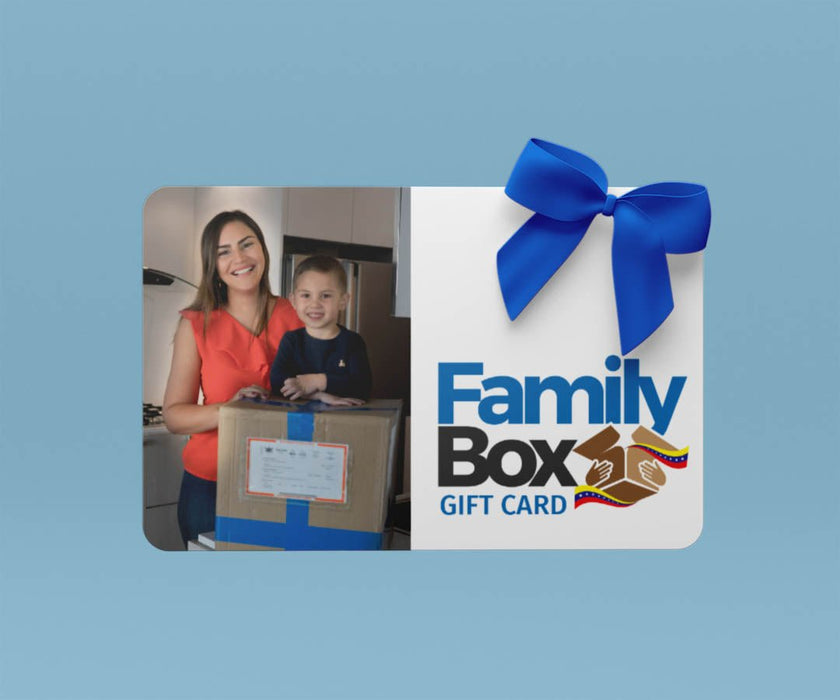 Tarjetas de Regalo FamilyBox (Gift Card) - FamilyBox.Store enviar a venezuela ship to venezuela supermercado online venezuela online supermarket