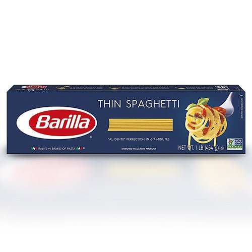 Thin spaghetti Barilla - 454gr. - FamilyBox.Store enviar a venezuela ship to venezuela supermercado online venezuela online supermarket