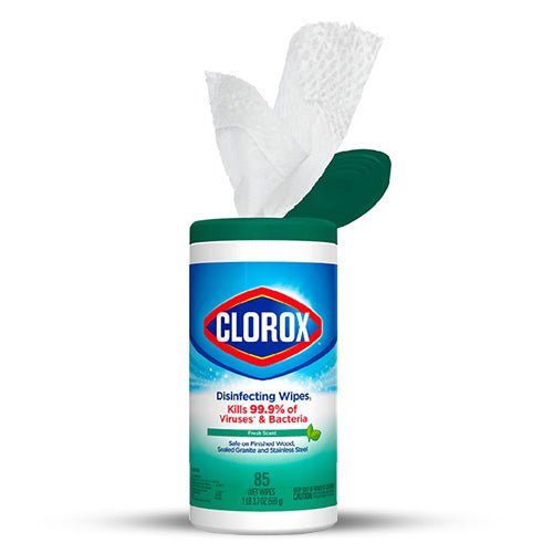 Toallas desinfectantes Clorox aroma fresco - 85 Toallitas - FamilyBox.Store enviar a venezuela ship to venezuela supermercado online venezuela online supermarket