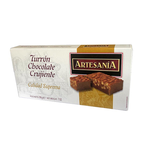 Turrón de Chocolate Crujiente Artesania - 200gr - FamilyBox.Store enviar a venezuela ship to venezuela supermercado online venezuela online supermarket