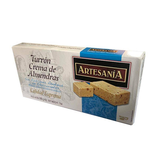 Turrón de Crema de Almendras Sin Azúcar Artesanía -200gr. - FamilyBox.Store enviar a venezuela ship to venezuela supermercado online venezuela online supermarket