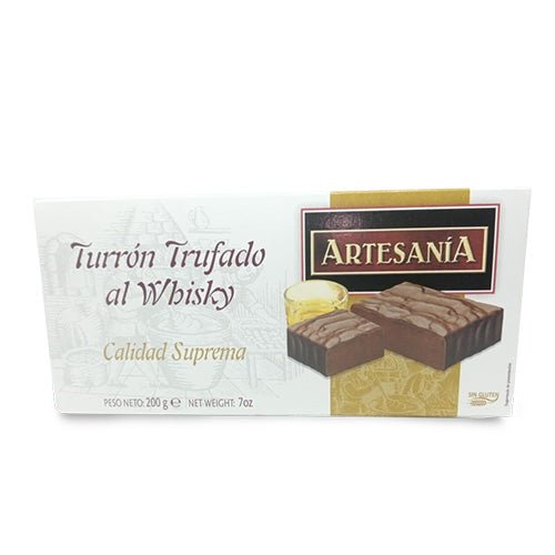 Turrón trufado al whisky calidad suprema Artesanía - 200gr. - FamilyBox.Store enviar a venezuela ship to venezuela supermercado online venezuela online supermarket