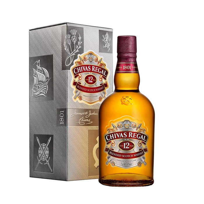 Whisky Chivas Regal 12 años - 0.75Lts. - FamilyBox.Store enviar a venezuela ship to venezuela supermercado online venezuela online supermarket